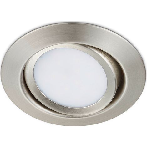 Illuminazione da Incasso da Interno a LED in Metallo Nickel Opaco (1/3)
