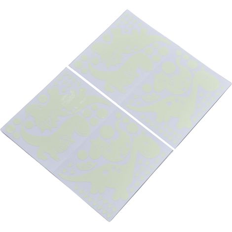 Sticker mural lumineux, autocollant mural phosphorescent à faire soi-même, sticker décoratif pour chambre à coucher, motif dinosaure. (1/5)