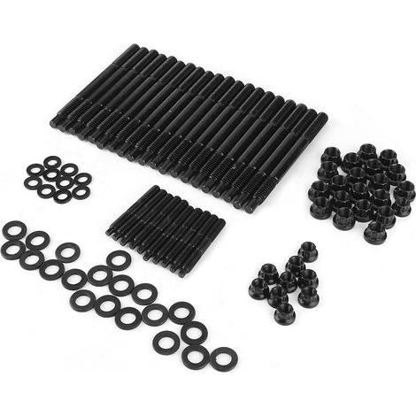 12-Punkt-Zylinderkopf-Stehbolzensatz, Schrauben und Dichtungen passend für Chevy LS1 LS6 4,8 l, 5,3 l, 6,0 l, 6,2 l (2004–2018) (1/5)