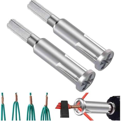Stripping and Twisting Tool, Updated Twisting Tool for Drill, Automatic Wire Stripper, Cable Connector Tool (1/4)
