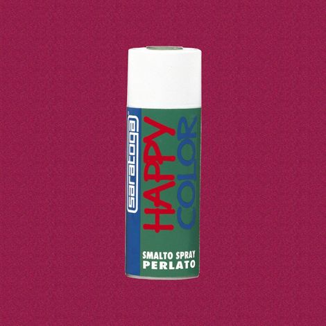 Vernice Spray Perlato Happy Color Saratoga - Rosso Rubino