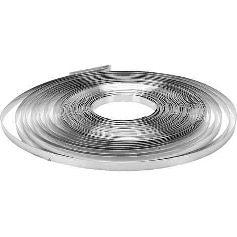 Feuillard en acier inoxydable 304, largeur 1/2 po, épaisseur 0,02 po, longueur 100 pi (1/5)