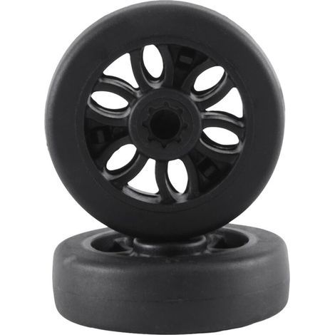 ALLIANDISRoues Universelles Pour Valises 50X15mm Roulettes De Rechange PU Résistantes À L'Usure 6mm 8mm (1/4)