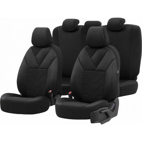 Juego de fundas para asientos de coche Oto Tempo 1501 negras (Nueva Zelanda) (1/5)