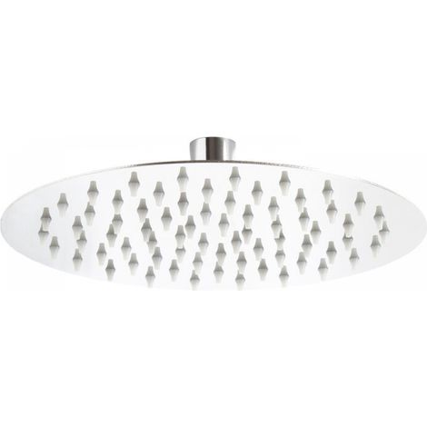 1pc Round Shower Head 30cm Rain Shower Head Rainfall Shower Head Stainless Steel Bathroom Accessory