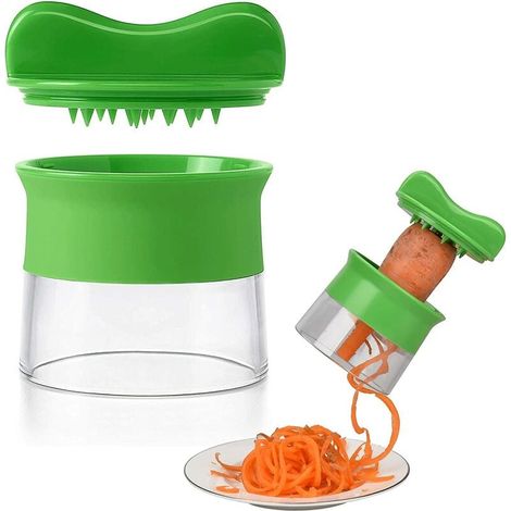 Mandoline de cuisine professionnelle 12 en 1, coupe-légumes avec 6 lames remplaçables, coupe-légumes polyvalent pour trancher, couper et hacher les légumes (1/5)