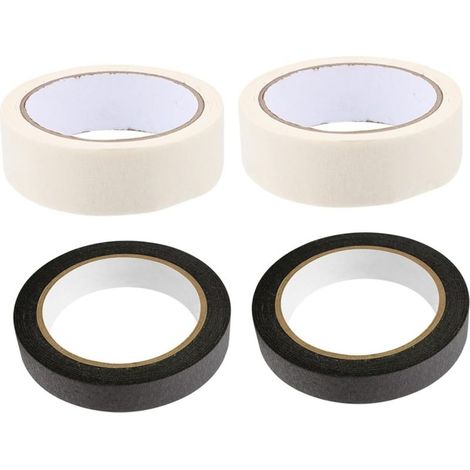 2 Ensembles Ruban De Masquage Ruban Adhésif Pour Peinture Noir Pour Diy Décoration Et Protection Sans Résidu 2 Pièces 2 (1/4)