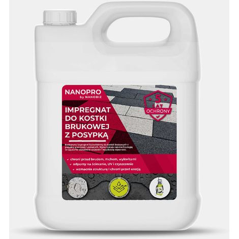 NANOPRO para impregnación de adoquines con granulado 2L (1/4)
