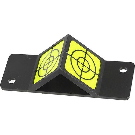Doppelseitiger Reflektorprisma 45 Grad Winkel Optisches Glasprisma für Totalstation Tunnelvermessung M
