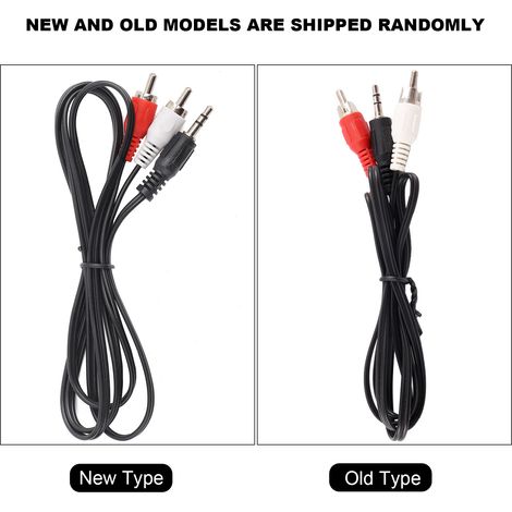 Adaptateur Mâle Stéréo 3.5mm vers 2 Femelles RCA pour Câble Audio (1/5)