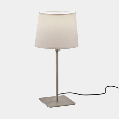 Lampade da tavolo Metrica Square E27 15 Nichel satinato 476lm
