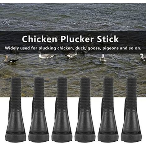 100 PCS Doigts De Plumeuse Poulet pour Machine De Plumeuse De Volaille,épilation Poultry Epilator Caoutchouc Doigt Picker(Le Noir) (1/5)