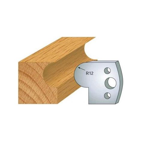 Leman - Jeu de 2 fers profilés acier Ht.40 mm N°058