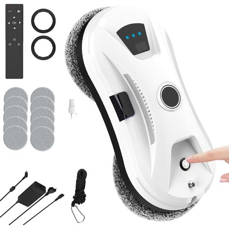 Robot limpiacristales, funcionamiento automático, navegación inteligente, blanco, UE (1/2)
