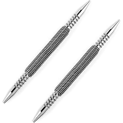Set aus 2 doppelköpfigen Nageltreibern, 3/32" und 1/8", federbelastetes Werkzeug zum Einschlagen von Nägeln und Reißnägeln (1/5)