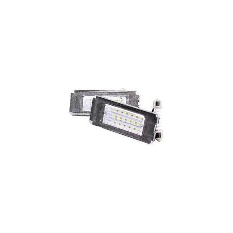 Set mit 2 LED-Kennzeichenleuchten ohne Fehlermeldung, kompatibel mit R56 (2006–2012) – Crezuo