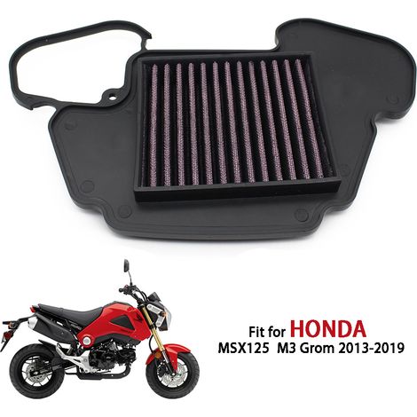 High-flow air filter for Honda MSX125 and GROM125 (Little Monkey)