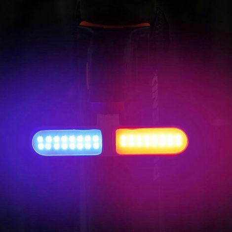Intelligentes Fahrradrücklicht, ultrahell, wiederaufladbar, wasserdicht (IPX6), LED-Fahrradrücklicht mit 5 Modi, passend für alle Rennräder (zwei Farben) (1/5)