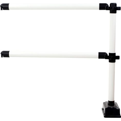 Barrière Express 2 lisses 1m supplémentaires Blanc - 2001267 (1/2)