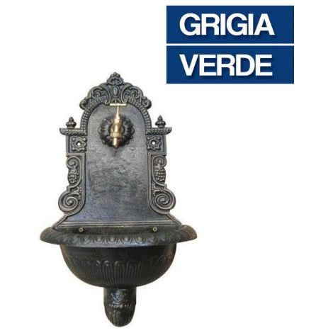 Fontana in Ghisa Pantheon con Rubinetto Col. Grigio