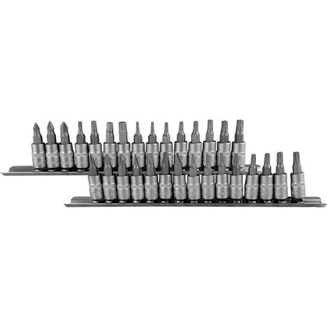 Set punte per cacciavite jbm screwdriver bit set acciaio CrV 30 pezzi