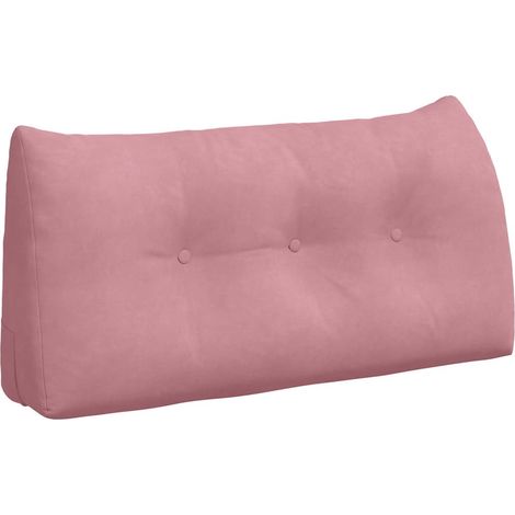 Back Pillow Pink 100 x 24 x 50 cm Velvet vidaXL