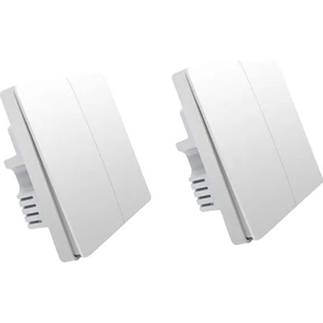 Interrupteur Intelligent, Technologie Zigbee, Télécommande, Pas de neutre 2X2 (1/2)