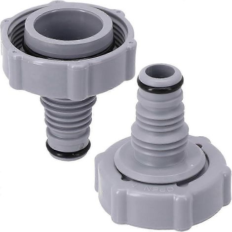 P6h1419 Soupape de vidange, adaptateur de vidange pour tuyau de piscine, adaptateur de tuyau de vidange, connecteur de soupape de vidange (1/5)