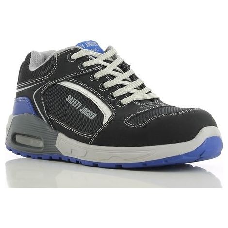 Sneakers di sicurezza Safety Jogger Raptor S1P 100% non metalliche Nero / Blu 40 (1/4)