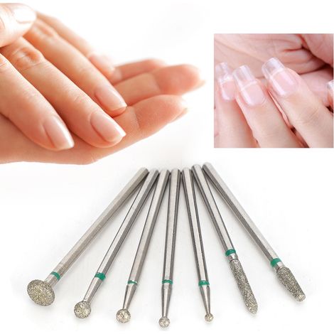 Tête de ponçage diamantée électrique pour manucure, fraise pour ongles modèle NO.06, accessoire pro (1/4)