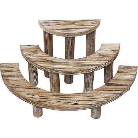 3-stöckiges Cupcake-Regal aus Holz, mehrstöckiges Cupcake-Präsentationsregal (1/5)