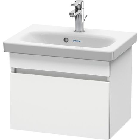Meuble sous-vasque Duravit DURASTYLE COMPACT 398x500x368mm blanc mat/blanc mat