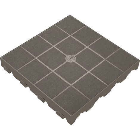 PIASTRELLA PER GIARDINO 'COMBI' cm 40 x 40 (39 x 39 netta) x h 4,8 - ARTPLAST