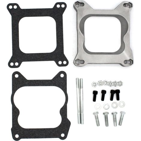 Adattatore da carburatore Edelbrock Holley a Quadrajet Q-Jet con foro distanziato e foro quadrato. (1/5)