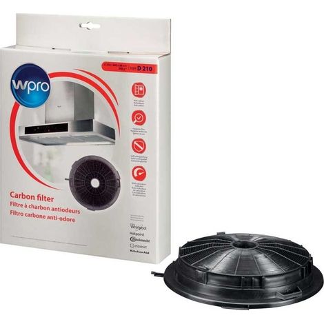 Filtre a charbon universel Wpro fac549/1 C00384669 D210 B0012ZYVSO Whirlpool