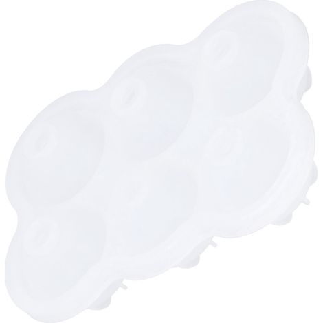 Moule à Boules de Glace en Silicone avec 6 Alvéoles et Trou d'Évacuation pour Bar Maison (1/5)