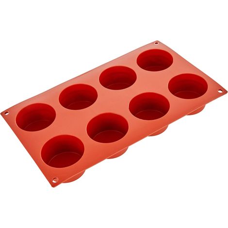 Silikomart 20.028.00.0060 Stampi, Silicone, Rosso