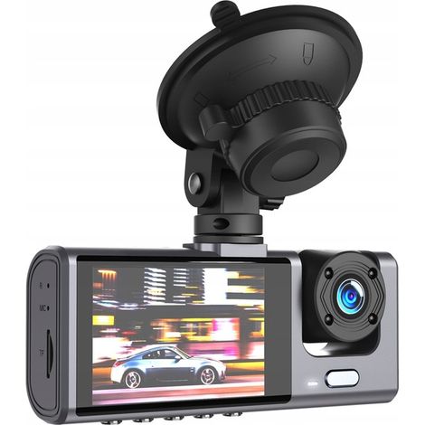 Caméra de voiture XO 3 en 1 Avant/Milieu/Arrière + Carte mémoire 64 Go offerte (1/5)