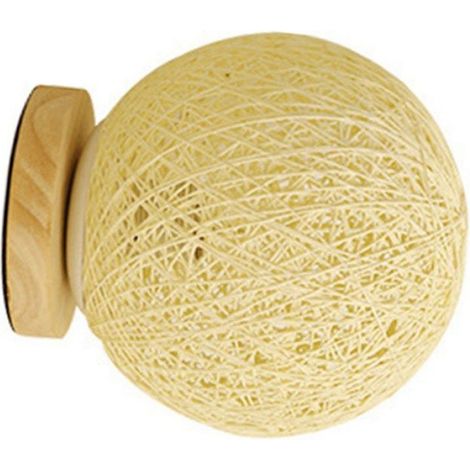 Lampe de chevet LED à intensité, boule de rotin USB, veilleuse avec Protection des yeux 3W, pour chambre d'enfants, (1/3)