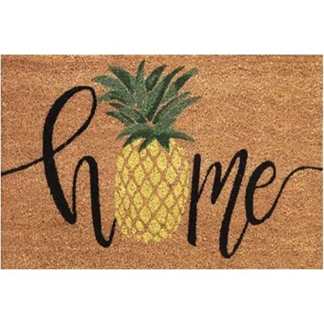 Tapis de bienvenue avant, paillasson d'intérieur, paillasson d'entrée intérieur, paillasson d'entrée ananas, tapis pour porte d'entrée, tapis de porche d'entrée extérieur 23,62 x 15,75 pouces (1/5)