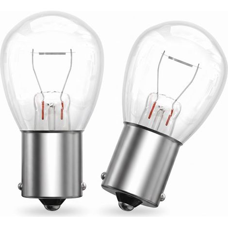 Ampoules 32V 18W BA15s Extérieur S25, pour Porte de Garage,Dimmable 2700K Blanc Chaud, Tableaux de Bord, Feux de Position,Auto Voiture, 2 pezzi (1/5)