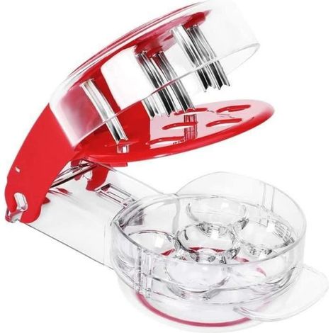 EVIDEUR - DENOYAUTEUR Vide-cerises artefact de fruits fournitures de cuisine en acier inoxydable gadget dissolvant de graines de (1/4)