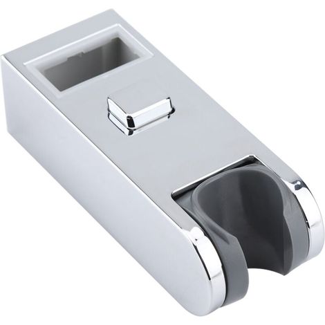 Support de Douche Coulissant à Hauteur Réglable en ABS Chromé 3015 mm pour Barre de Rail (1/4)