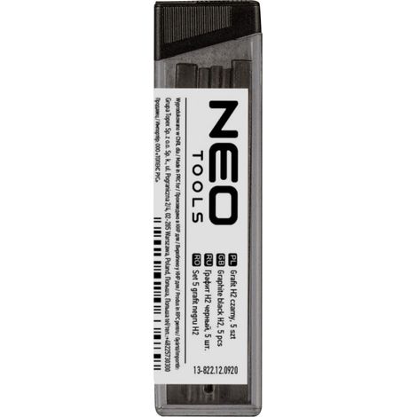 Grafite H2 nera (per 13-810, 13-815), 5 pezzi (1/3)