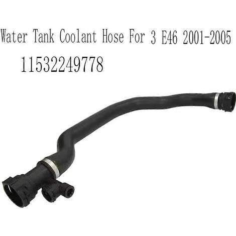 Durite de liquide de refroidissement compatible avec BMW Série 3 E46 (2001-2005), durite de radiateur du système de refroidissement moteur (référence 11532249778). (1/5)