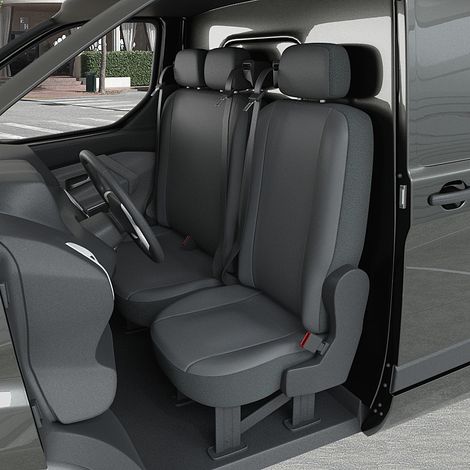 Housse siège Auto / Utilitaire - Sur Mesure pour FORD Transit Custom (De 09/2014 à 04/2019) 1 siège + 1 banquette (1/5)