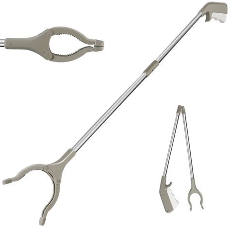 83cm Outils de Ramassage, Pince de Ramassage Pliante, Pince de Préhension Extension Pliable, pour Prise de la Corbeille, Ramassage des Déchets, Déchets de Jardin (1/5)
