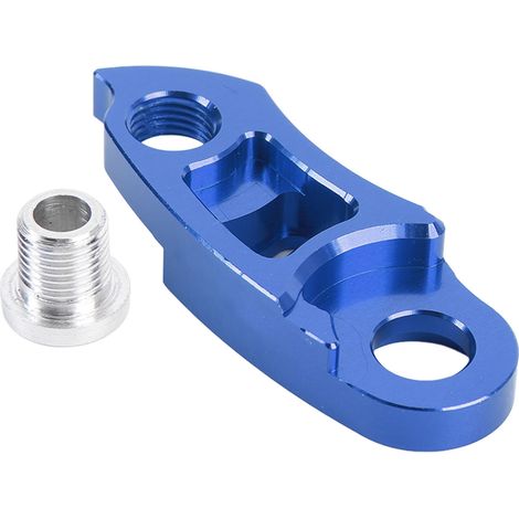 Verlängerung für das Schaltauge des Fahrrads, blaues Fahrradzubehör aus Aluminiumlegierung. (1/5)