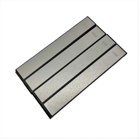 4 pièces diamant affûteur couteaux whetstone ensemble 240 400 1000 2000 grit (1/5)