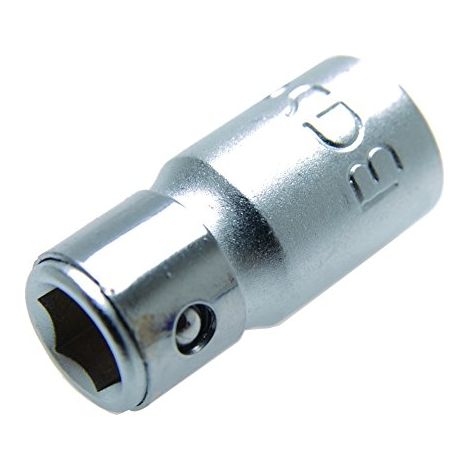 Adaptateur avec bille de retenue 6,3 mm (1/4") six pans intérieurs 6,3 mm (1/4") BGS (1/3)